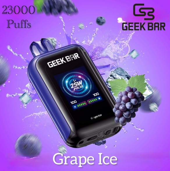 Grape Ice geek bar 23000 puffs