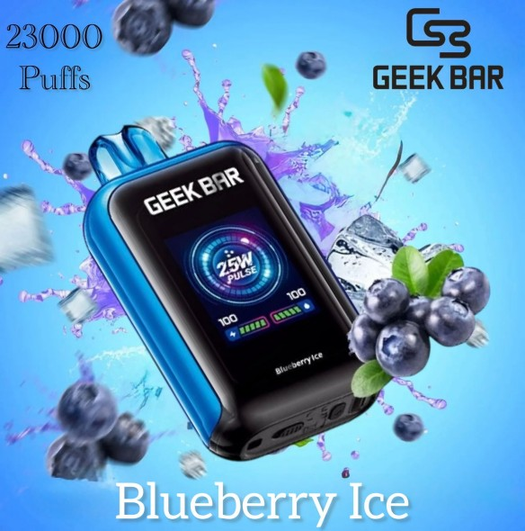 Blueberry Ice geek bar 23000 puffs
