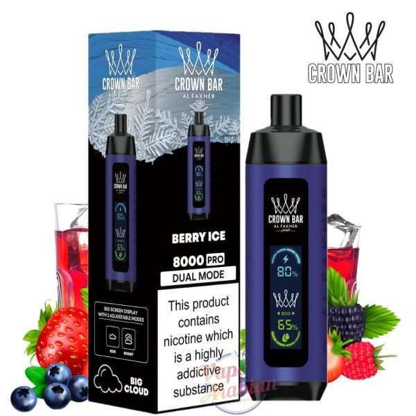 BERRYICE AL FAKHER CROWN BAR 8000puffs