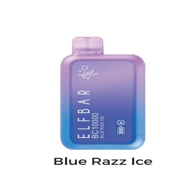 Blue Razz lce elfbar bc10000 puffs
