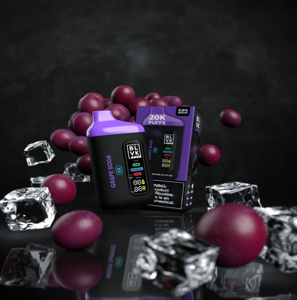 Grape Soda Ice blvk 20k puffs
