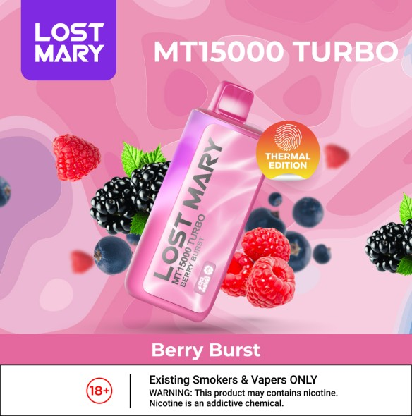 Berry Burst lost mary mt15000 turbo